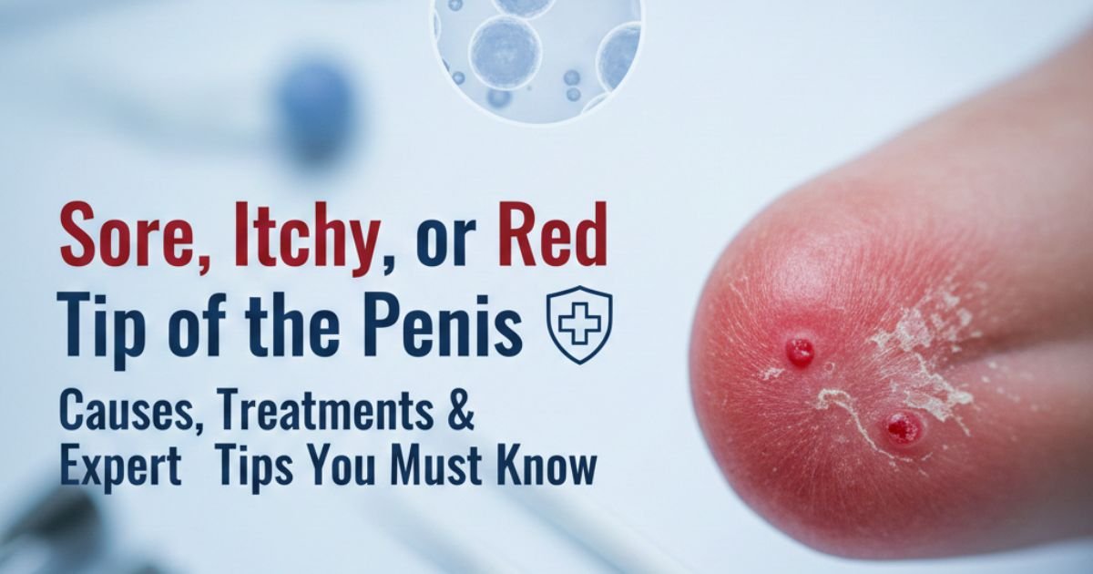 Sore Itchy or Red Tip of the Penis Causes Treatments & Expert Tips You