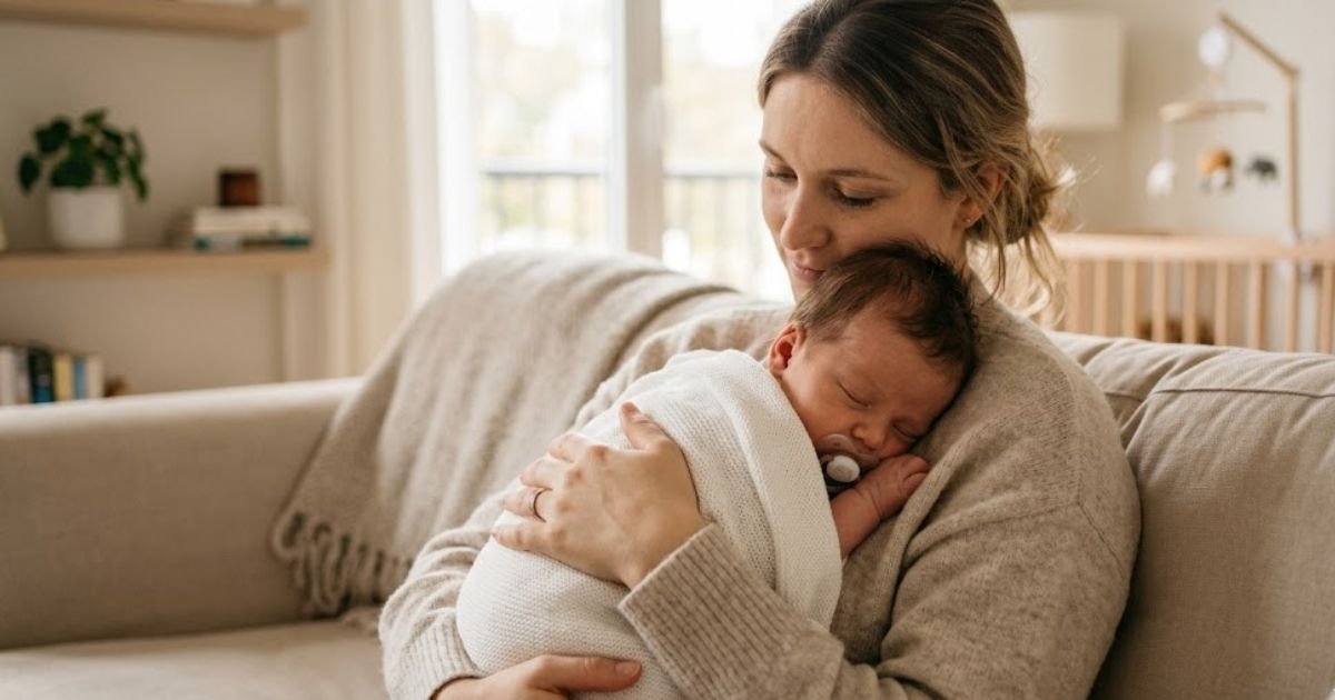 Why does my newborn only sleep when I'm holding them?