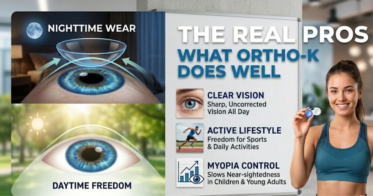 The Real Pros What Ortho-K Does Well