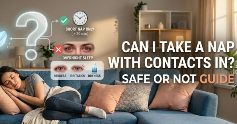 Can I Take a Nap With Contacts In? Safe or Not Guide