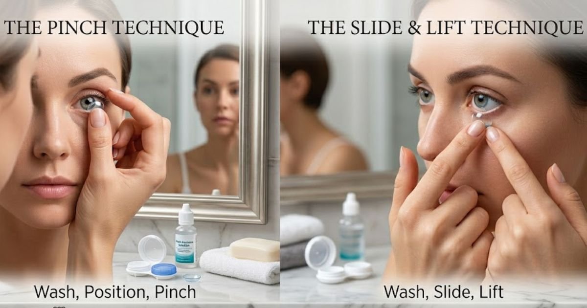 Two Methods for Removing Soft Contact Lenses