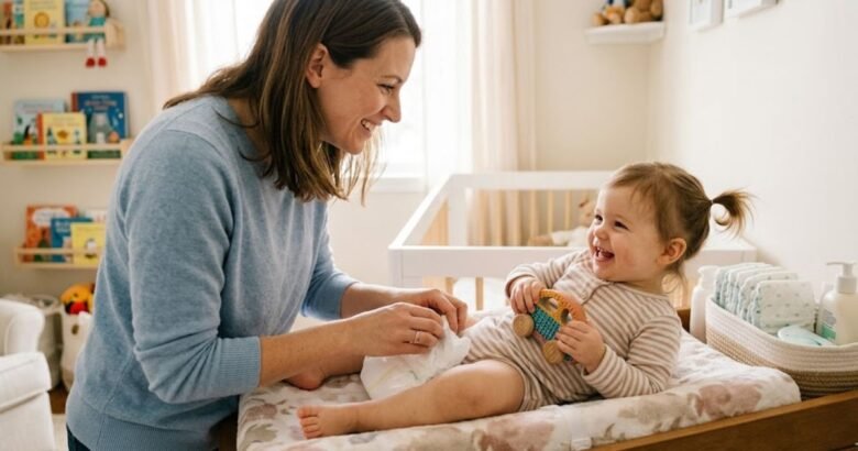 Toddler Stop Fighting Diaper Changes Easily
